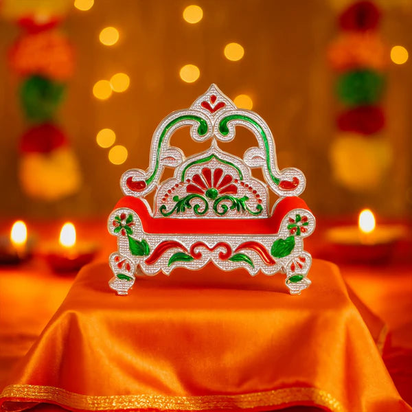 Plastic Decorative Small Singhasan for Laddu Gopal