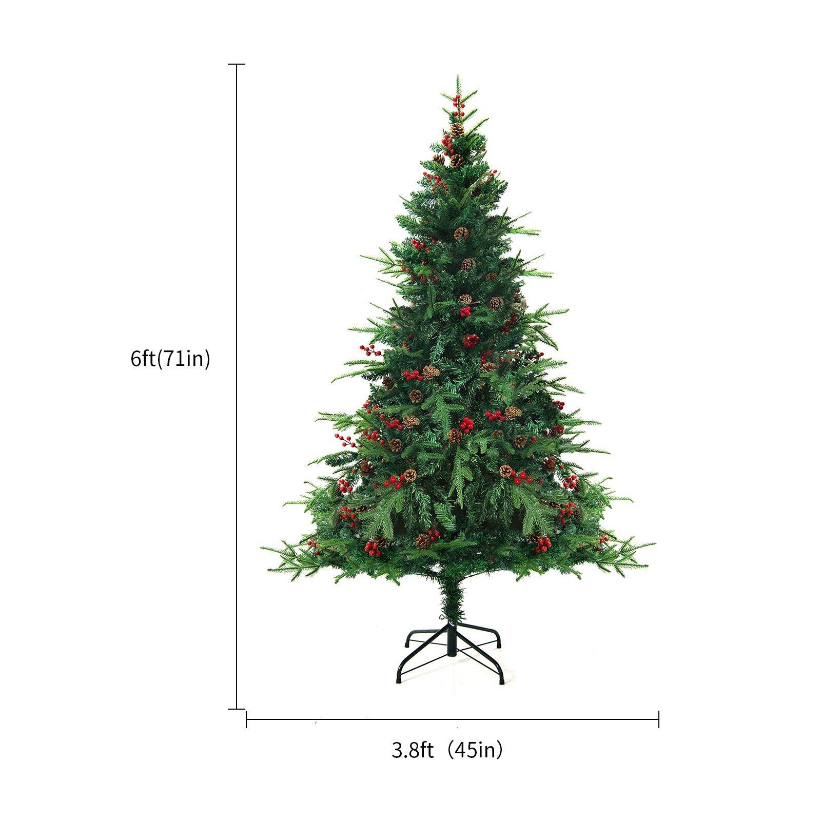 Christmas Tree PVC Artificial Snow Christmas Tree Mall Window Decoration