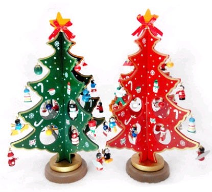 Christmas Decorations Creative Christmas Wood Tree Decoration