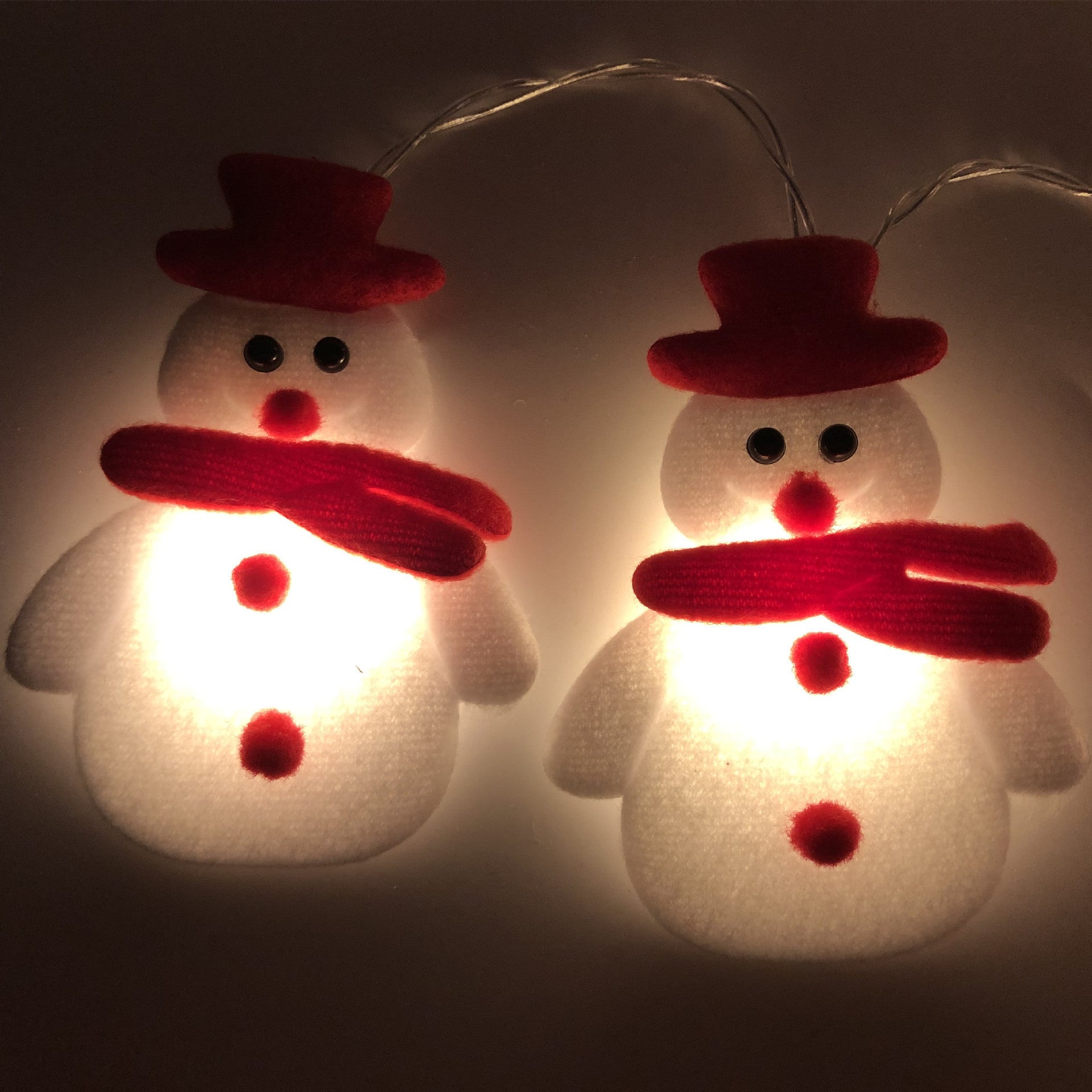 Christmas Decoration Snowman LED String Lights Garland Xmas Fairy Lights Decor For Home Navidad Christmas Ornament