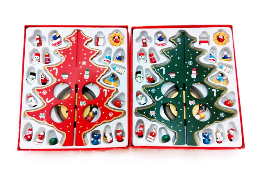 Christmas Decorations Creative Christmas Wood Tree Decoration
