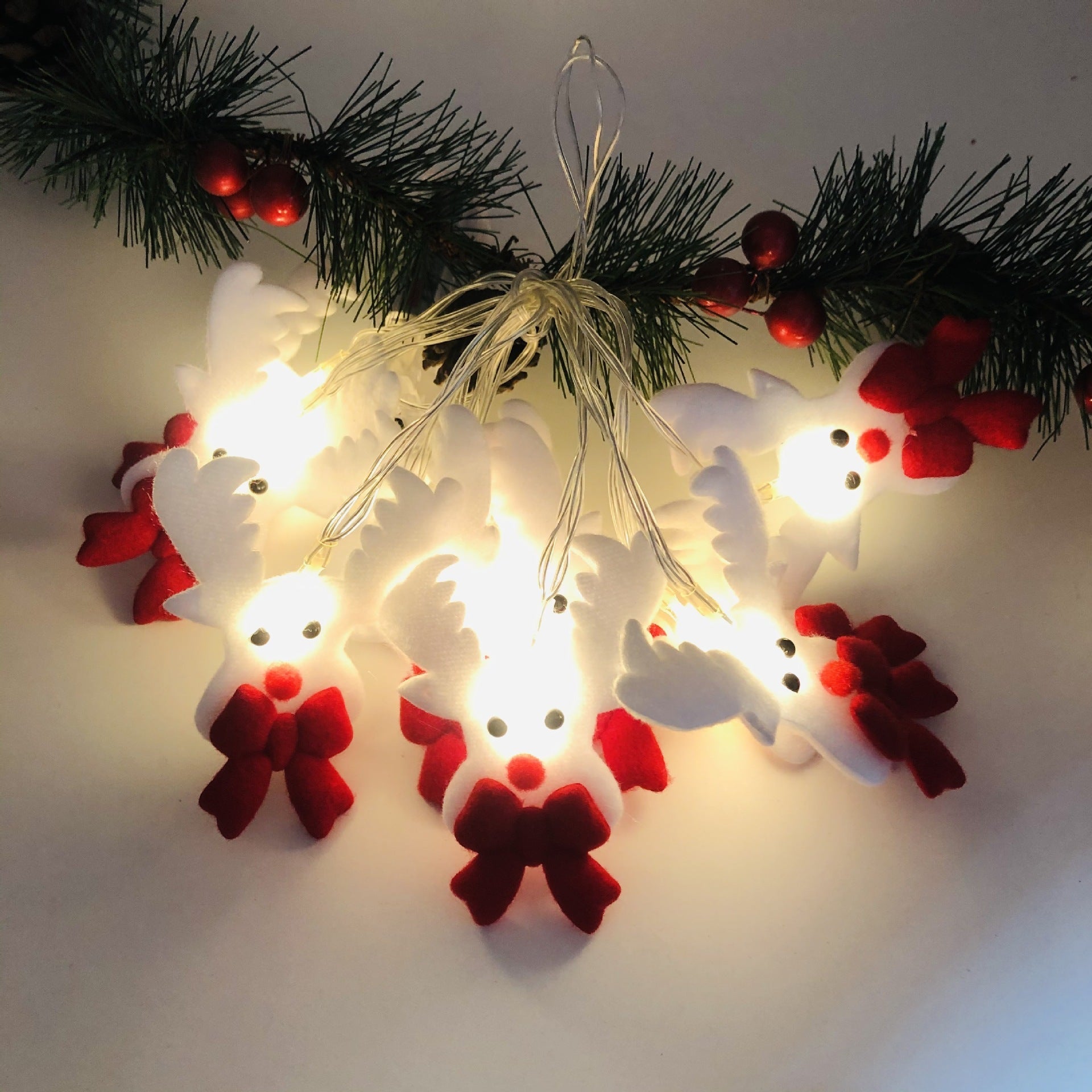 Christmas Decoration Snowman LED String Lights Garland Xmas Fairy Lights Decor For Home Navidad Christmas Ornament