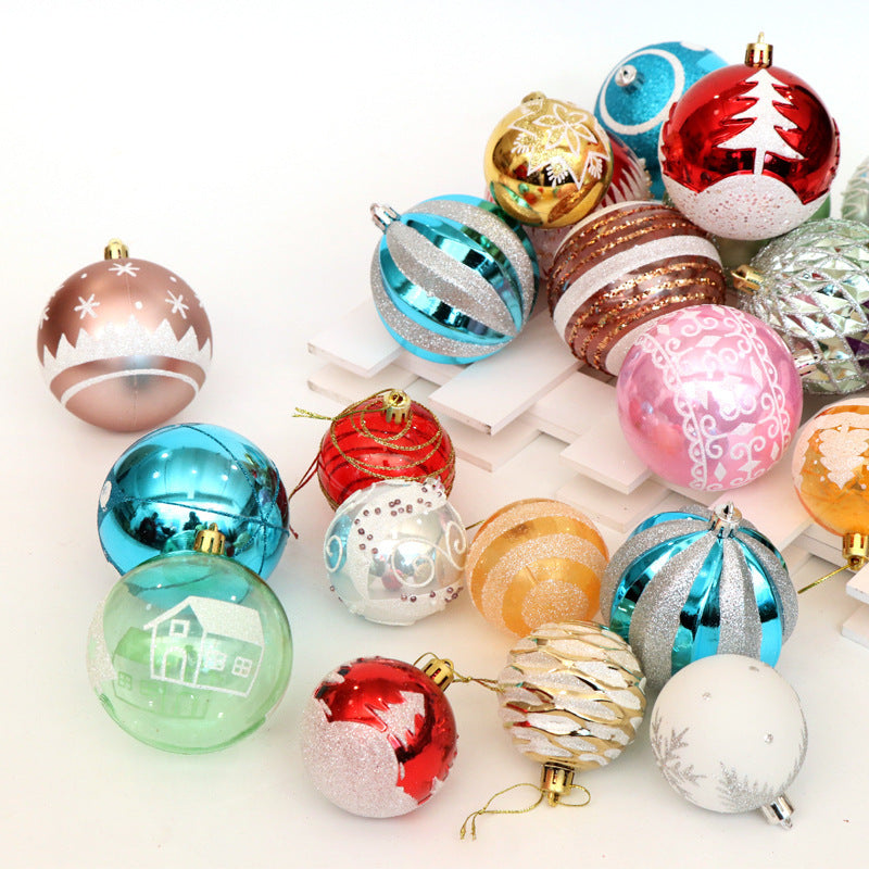 Christmas ball, bright ball, 6cm, Christmas tree decoration