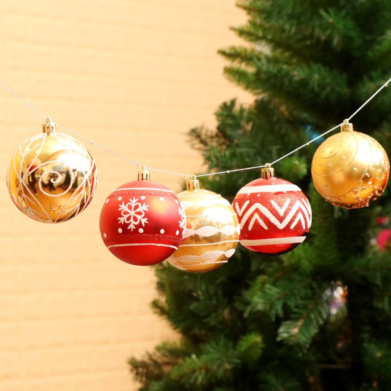 Christmas ball, bright ball, 6cm, Christmas tree decoration