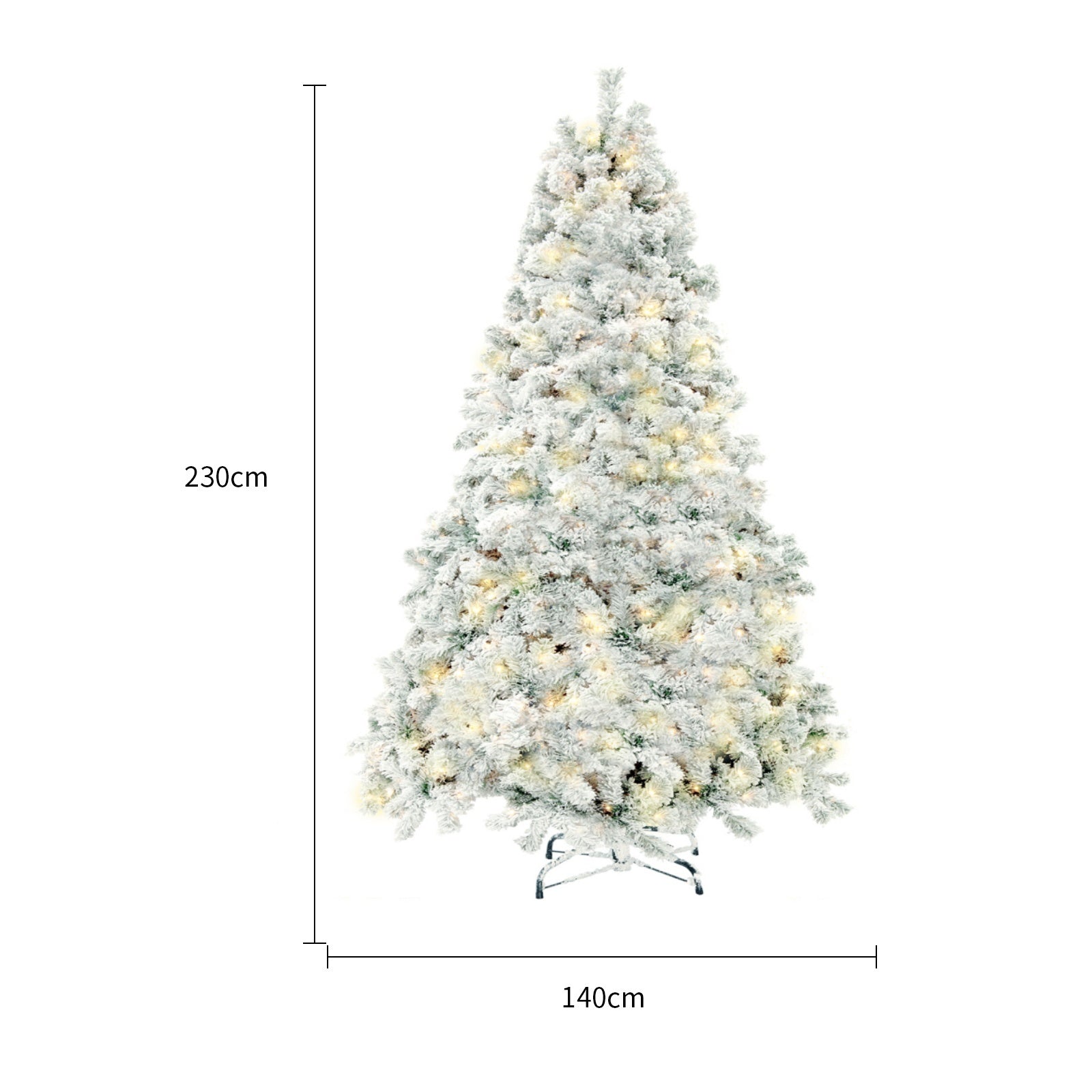 Christmas Tree PVC Artificial Snow Christmas Tree Mall Window Decoration