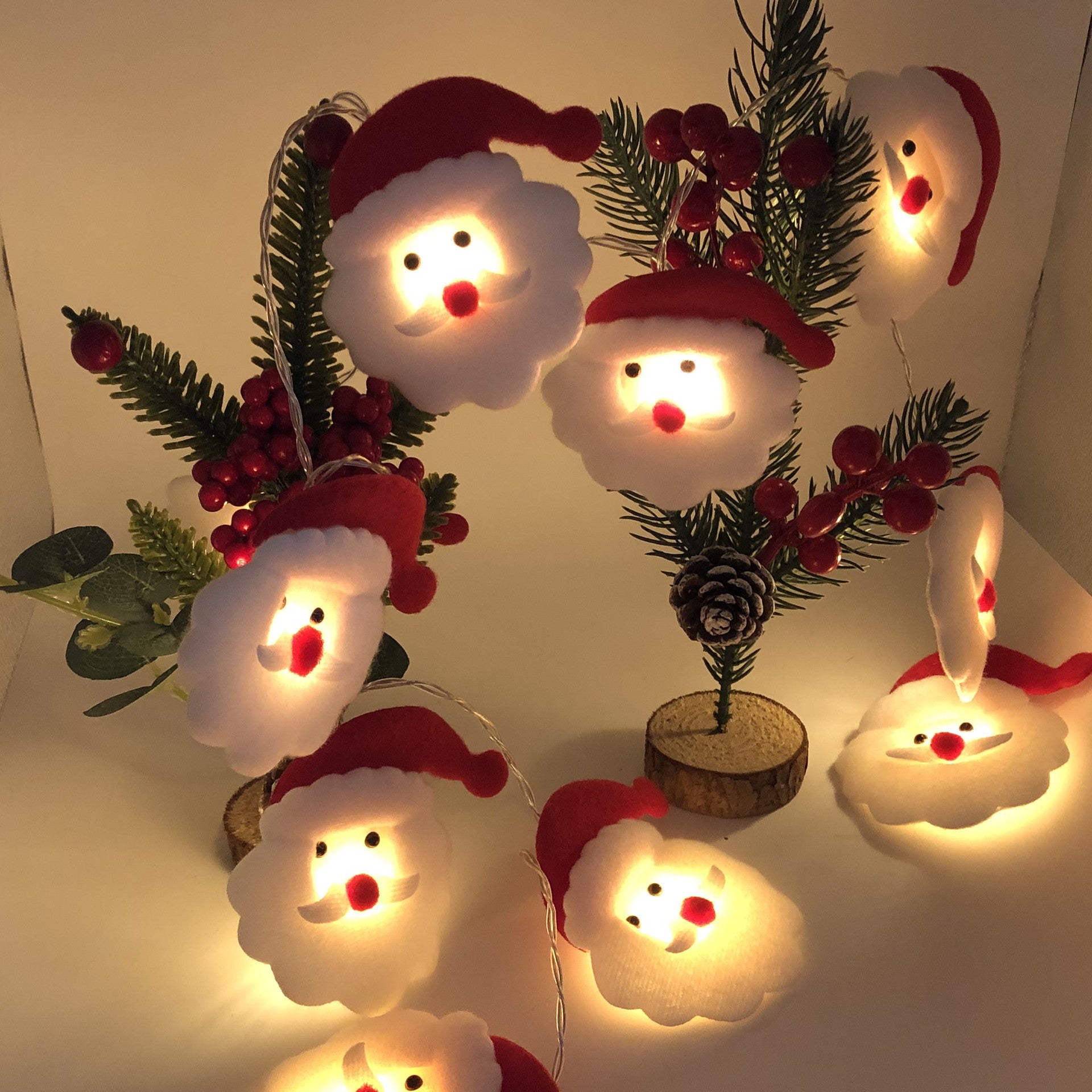 Christmas Decoration Snowman LED String Lights Garland Xmas Fairy Lights Decor For Home Navidad Christmas Ornament