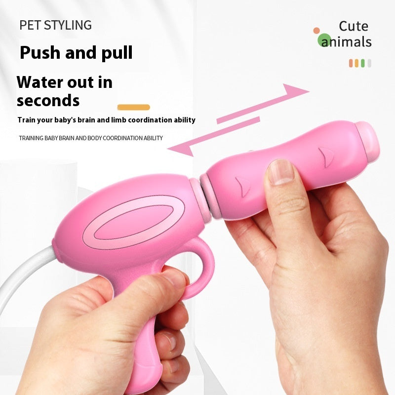 Children's Pull-out Backpack Water Gun Toy Water Playing Outdoor Water Fight Water