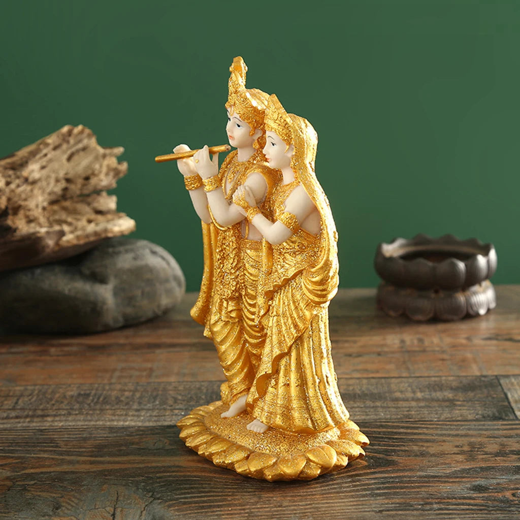 Resin Figurine Hindu God Goddess Decor Gifts Hindu Deity Hindu Decors Spiritual Sculpture Indian Buddha Statue for Altar Diwali