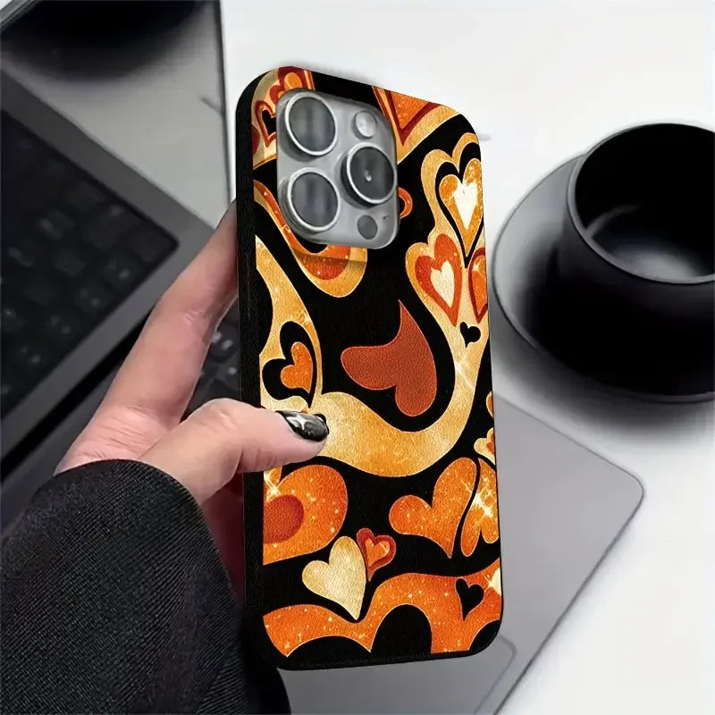 Halloween Pumpkin Ghost Phone Case for iPhone 17/16/15 Pro Waterproof and Shockproof TPU Material Customizable Phone Accessory