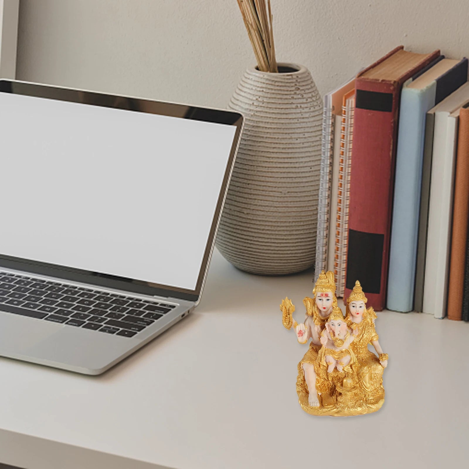 Resin Figurine Hindu God Goddess Decor Gifts Hindu Deity Hindu Decors Spiritual Sculpture Indian Buddha Statue for Altar Diwali