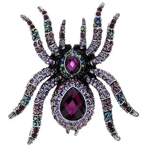 YACQ Spider Brooch Pin Pendant Halloween Christmas Party Jewelry Gifts Decoration for Women Girls Her Wife Mom BA12 Dropshipping