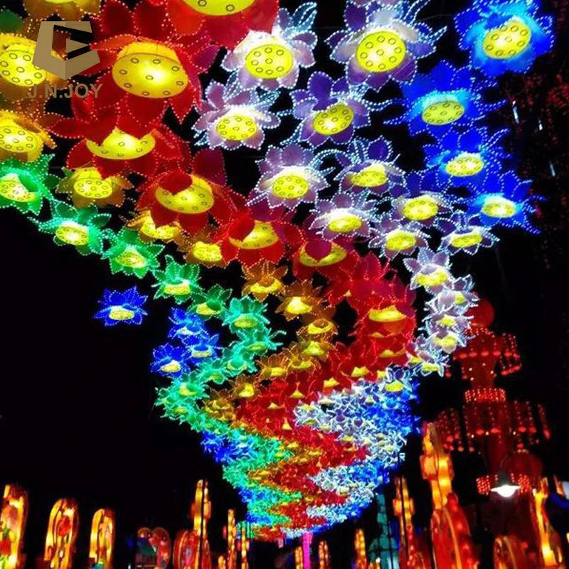 Beautiful Outdoor Waterproof Fabric Chinese Lantern