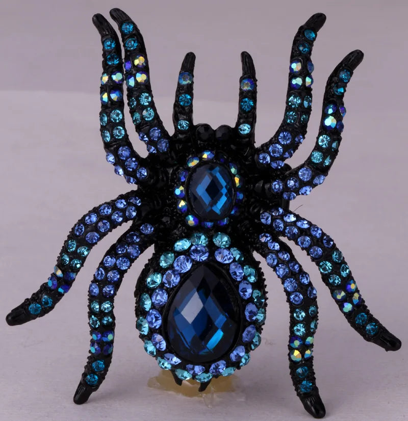 YACQ Spider Brooch Pin Pendant Halloween Christmas Party Jewelry Gifts Decoration for Women Girls Her Wife Mom BA12 Dropshipping