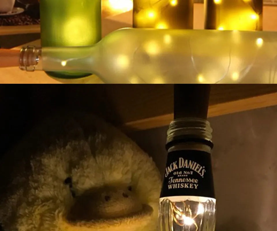 1M/2M/3M Wine Cork LED Battery Lighting Strings Bottle Lights for Party Wedding Christmas Halloween Bar Decor Creative Lights