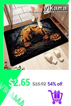 M-Michael Myers Horror Halloween Decorative Warmer Rug Home Living Room Bedroom Carpet Bathroom Kitchen Non Slip Carpet