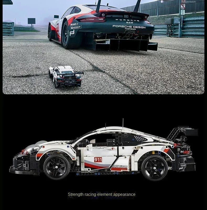 Christmas Racing DIY Boys Classic Racing Sports Car Building Block Toys Educational Vehicle Moc Assemble Bricks Kids Toys Gifts