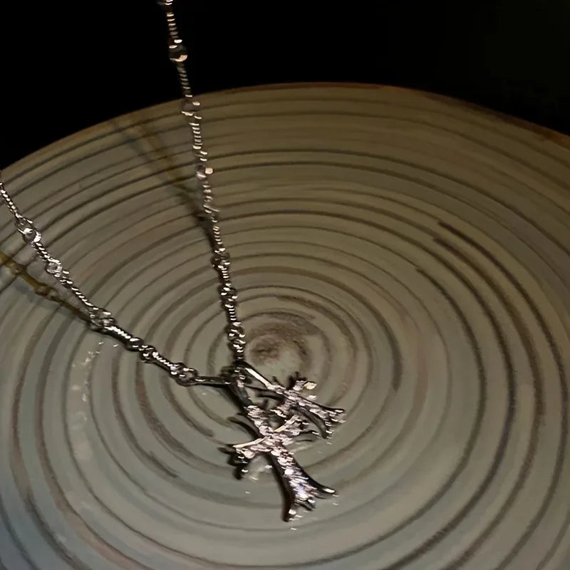 Cross Pendant Necklace Exquisite Trend Necklace, Suitable Women's Jewelry Gifts