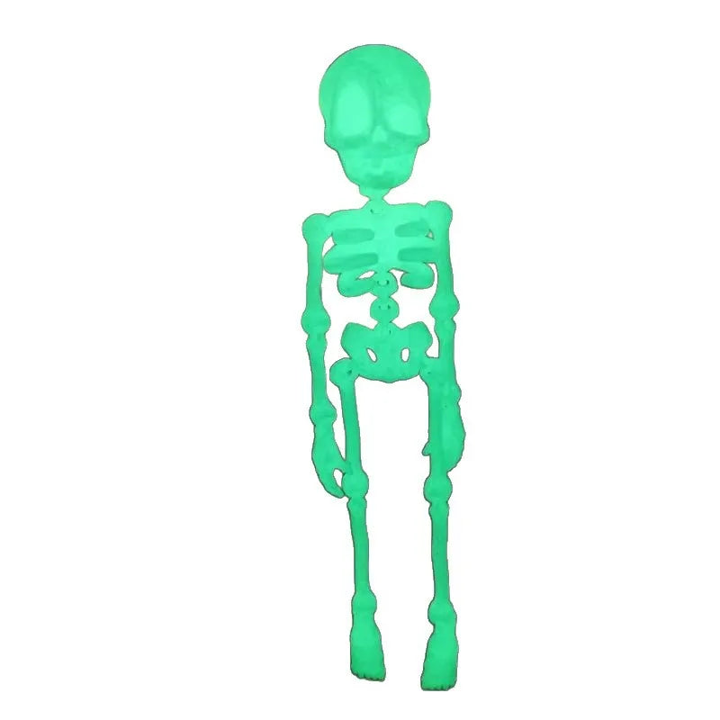 Poseable Skeleton Fridge Magnet Goth Human Skeletons Model with Movable Joints Funny Articulated Fridge Sticker Halloween Decor