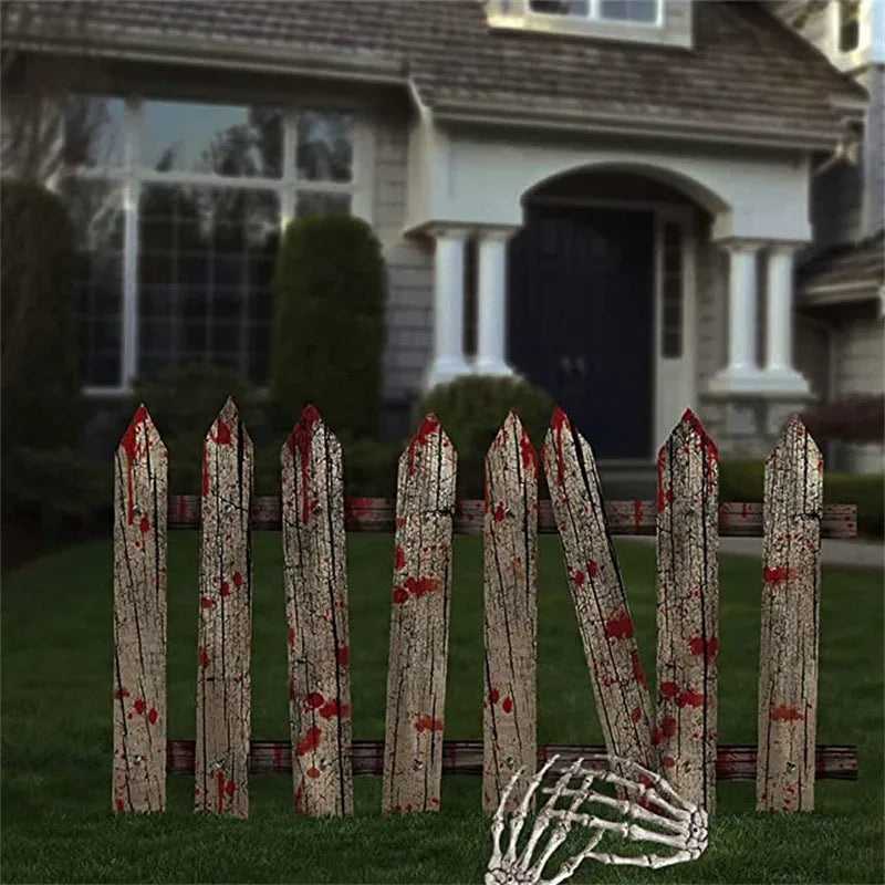 1-6Pair Halloween Skeleton Hand Scary Realistic Hand Bone Skull Decors Party Haunted House Halloween Terror Decoration Props