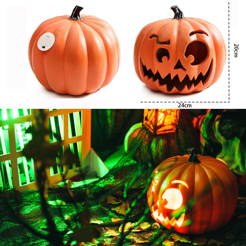 Halloween Decoration Pumpkin Led Lights Festival Accessories Outdoor Yard/garden Decor Horror Party Scream Ghostface Halloween