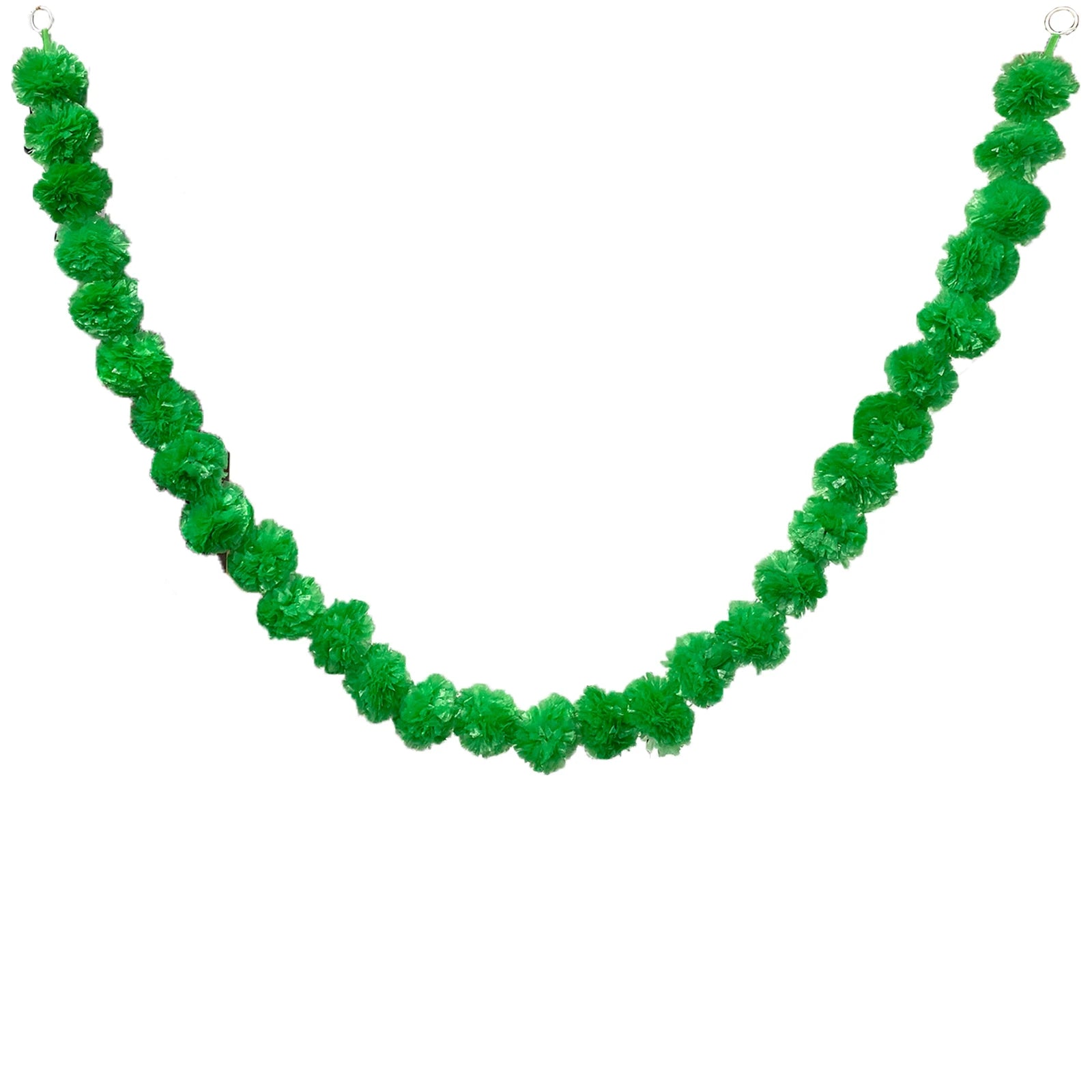 2 Pcs Marigold Flower Garland with бо Flowers for Diwali