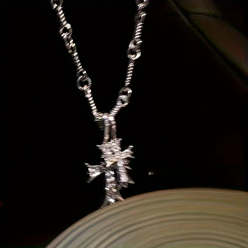 Cross Pendant Necklace Exquisite Trend Necklace, Suitable Women's Jewelry Gifts