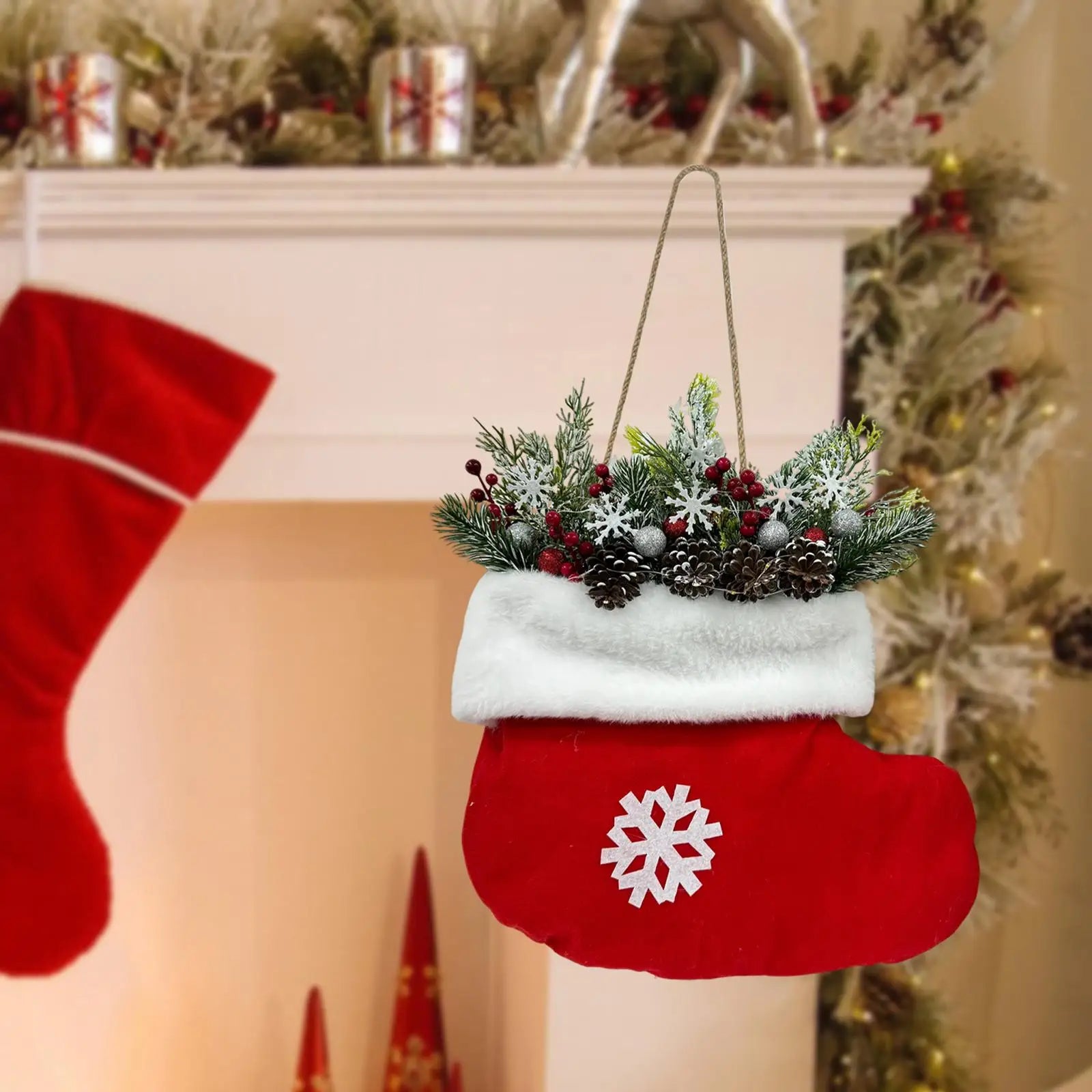 Christmas Stocking ,Christmas Tree Hanging Decoration, Holiday Stockings, Xmas