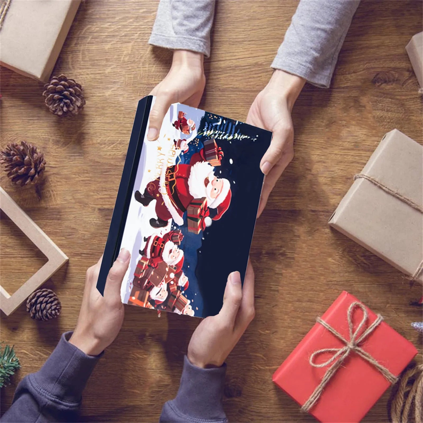 Countdown Christmas Festival Christmas Advent Calendar Box Blind Box Snowflake Countdown Calendar Box Surprise Gift(Empty Box)