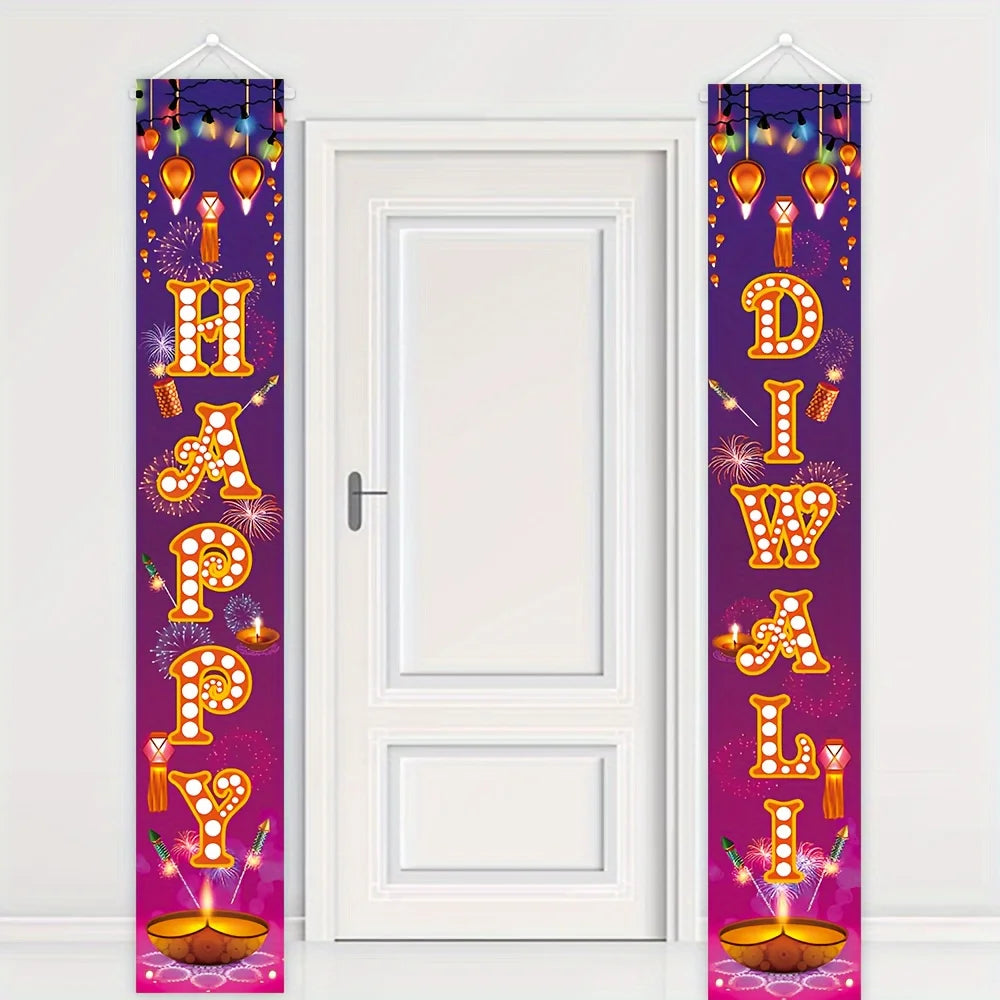 Diwali Door Banner - Multipurpose Indoor/Suitable for Diwali Celebrations