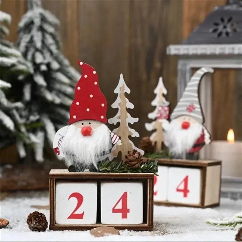 Christmas Calendar Party Home Decoration Merry Christmas New Year Gifts Santa Christmas Decor Home Fashion Accessories Supplies