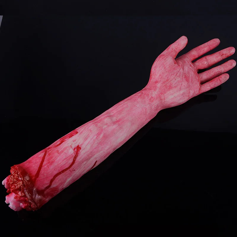 Halloween Prop Bloody Scary Fake Organ Human Brain Body Parts Fake Hand Finger Leg Foot Brain Heart Party Accessories