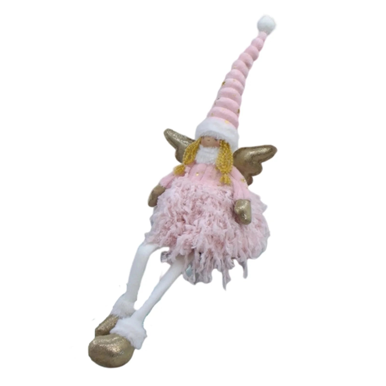 Christmas Little Angel Girl Doll Cartoon Princess High Hat Doll Window Display Long Leg Christmas Doll Suministros NavideñOs
