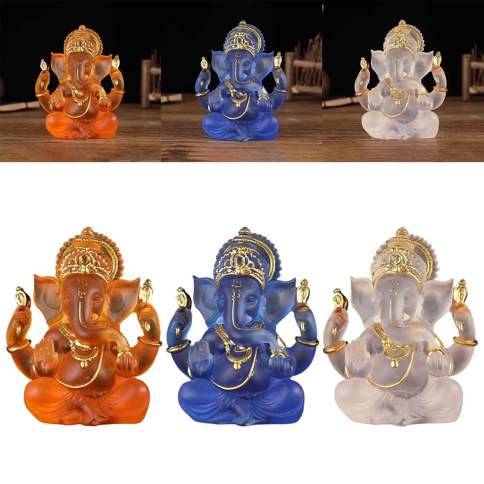 Lord Ganesha Statues- Hindu God Statue Resin Sculpture