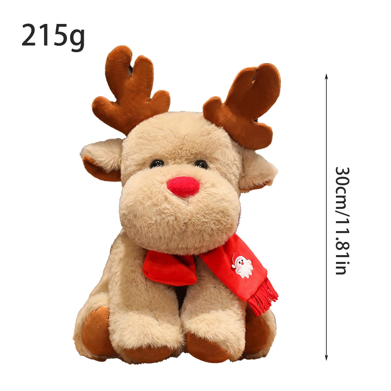 Christmas New Hot Sell Plush Doll Anime Toy Claus Snowman Elk Stuffed Animals Toys Soft Plushie Children Birthday Gifts Doll