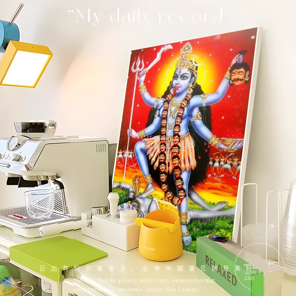 Hindu God Anime Posters Sticky Whitepaper Sticker Room Decor
