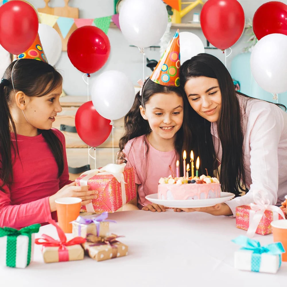 Christmas Red Balloons Garland Red White Balloons Arch Kit Xmas Home Birthday Party Graduation Baby Shower New Year Decoration