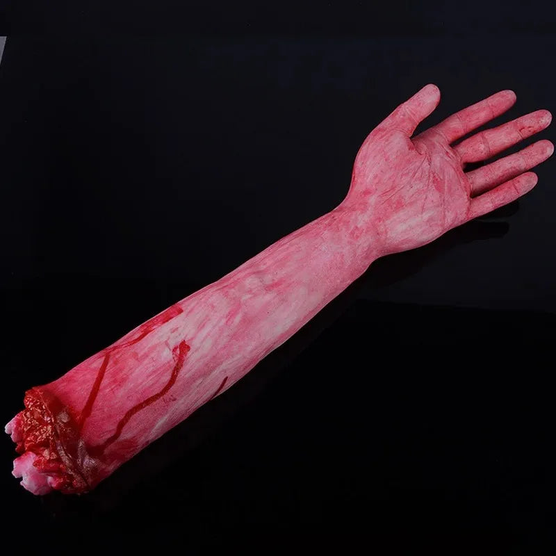 Halloween Prop Bloody Scary Fake Organ Human Brain Body Parts Fake Hand Finger Leg Foot Brain Heart Party Accessories