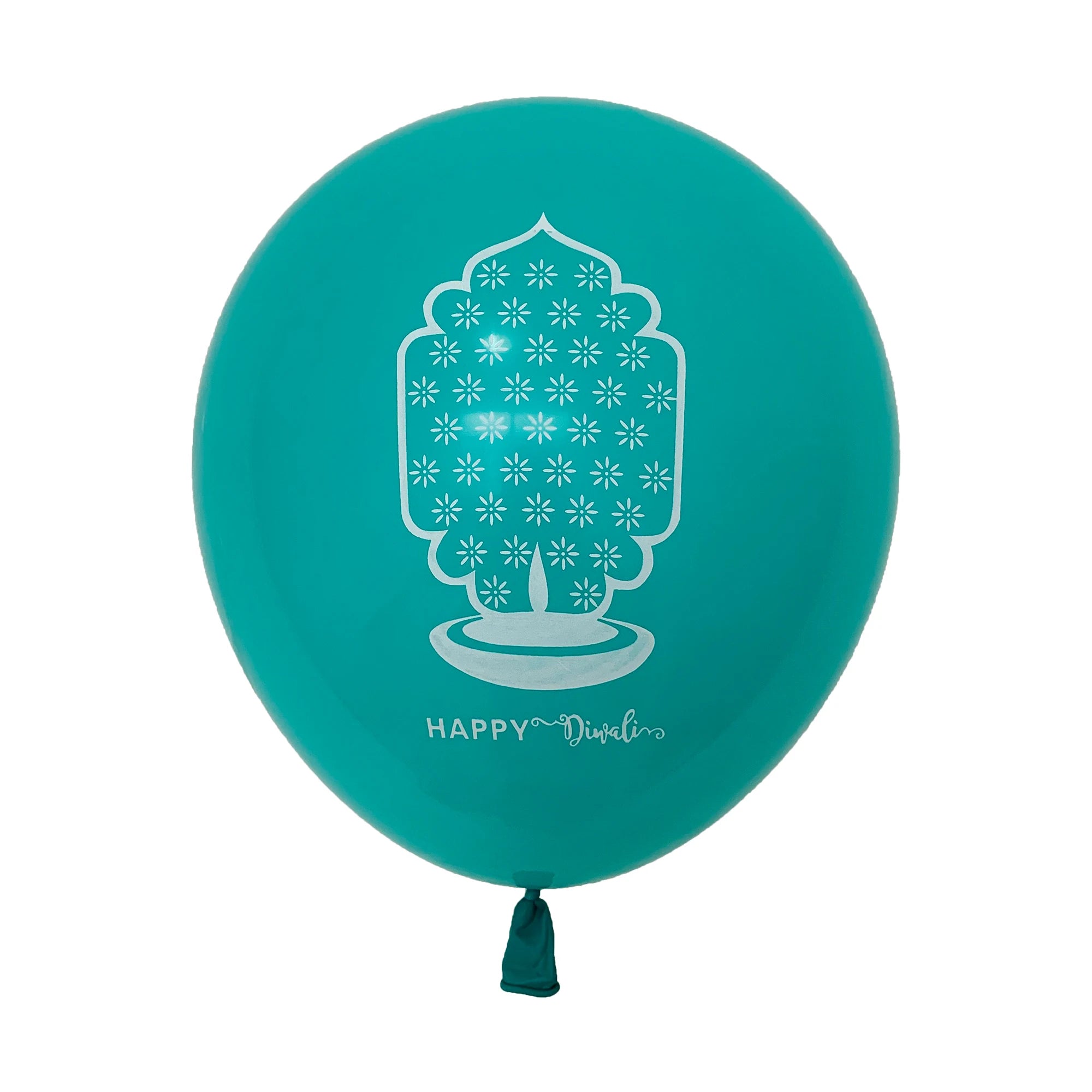 10Pcs Diwali Theme Latex Balloon Diwali Party Decoration Indian Diwali Lotus Balloons Happy Diwali Party Inflate Globos