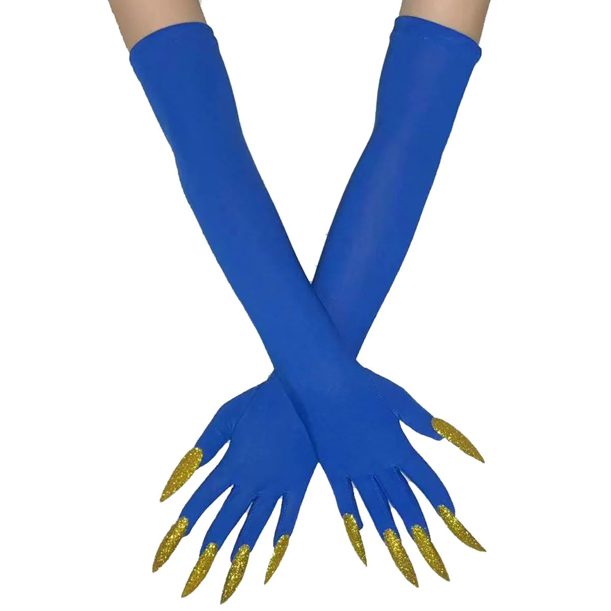 Cool Halloween gloves long ghost claw dress up gloves fashionable red long nails Cosplay Halloween funny gloves A529