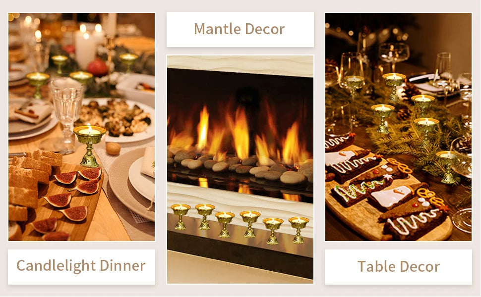 4-50Pcs Diwali Diya Lamp Brass Oil Lamp