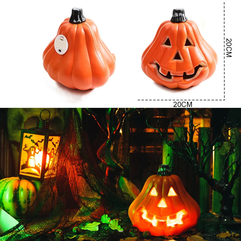 Halloween Decoration Pumpkin Led Lights Festival Accessories Outdoor Yard/garden Decor Horror Party Scream Ghostface Halloween