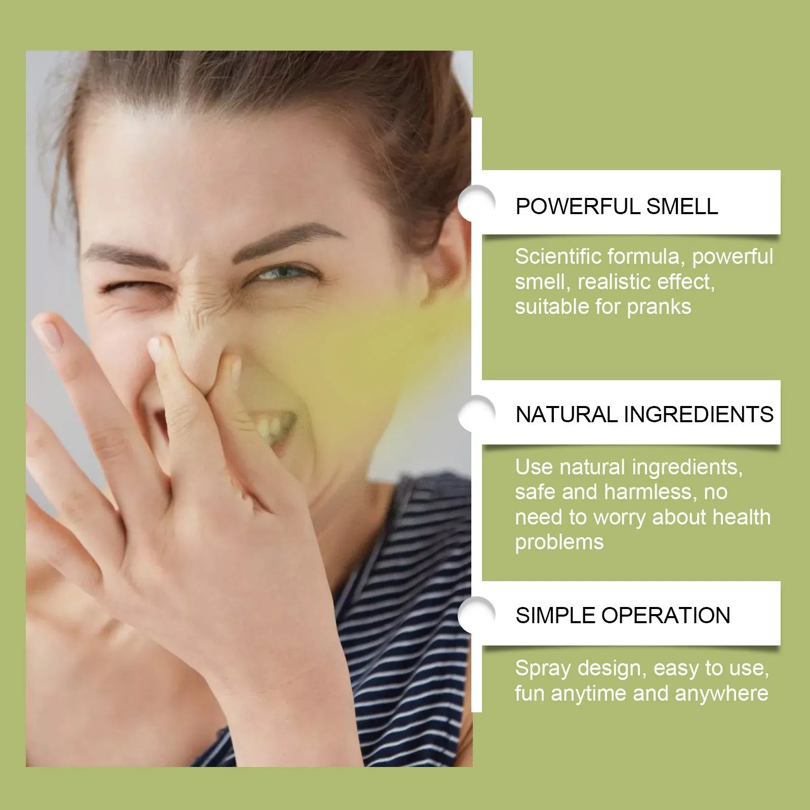 100ml Fart Gag Spray Prank Joke Terrible Smell Spray Party Supplies Spoof Spray for Adults Kids Halloween Funny Toys