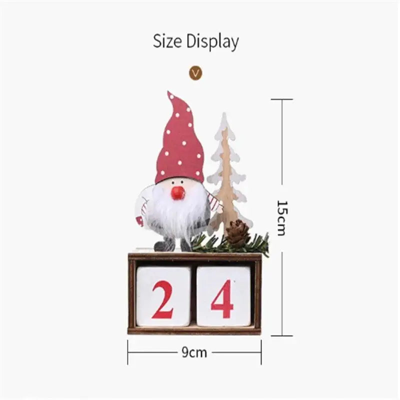 Christmas Calendar Party Home Decoration Merry Christmas New Year Gifts Santa Christmas Decor Home Fashion Accessories Supplies