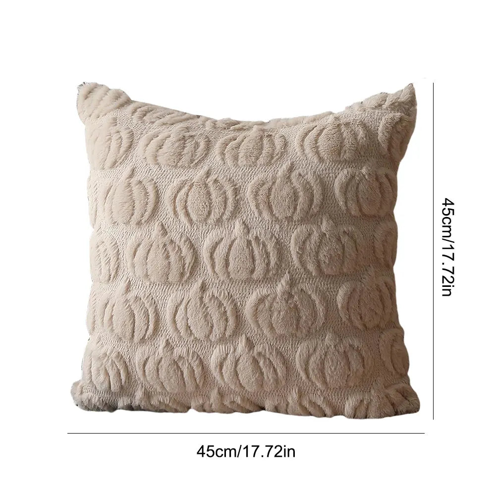 Halloween Linen Cushion Cover Trick or Treat Theme Pillowcase Cartoon Pumpkin Ghost Pillow Cover Halloween Party Home Decoration