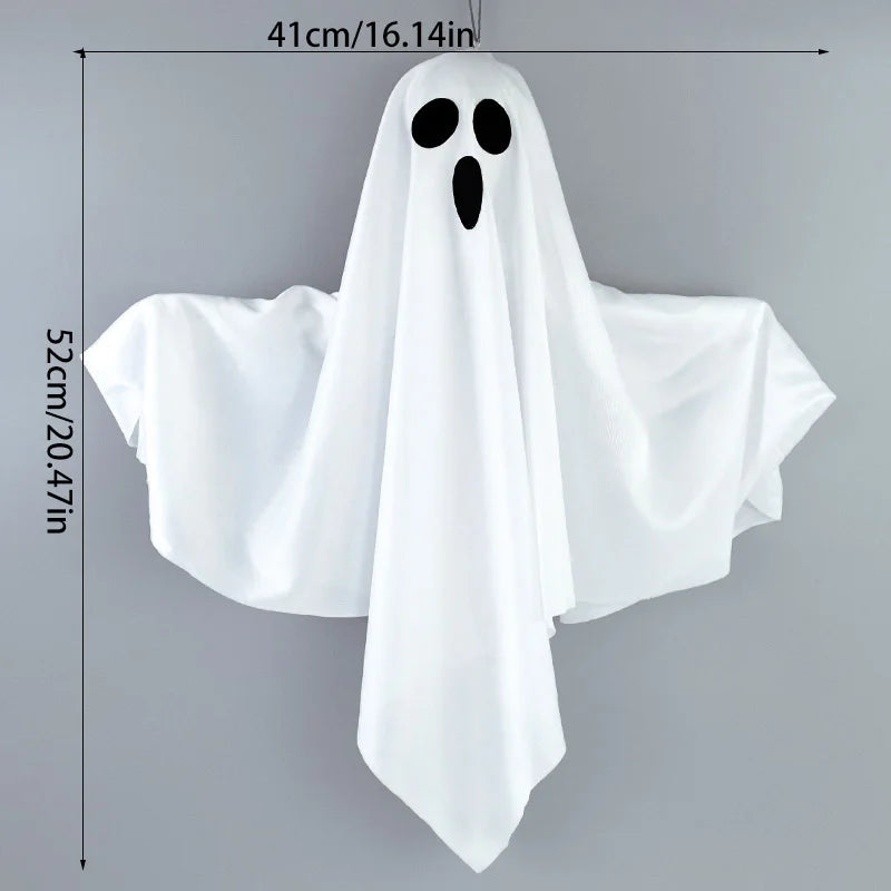 Halloween Ghost LED Light Hanging Ghost Home Decoration Outdoor Ghost House Bar Hanging Light Horror Prop Party Decoration