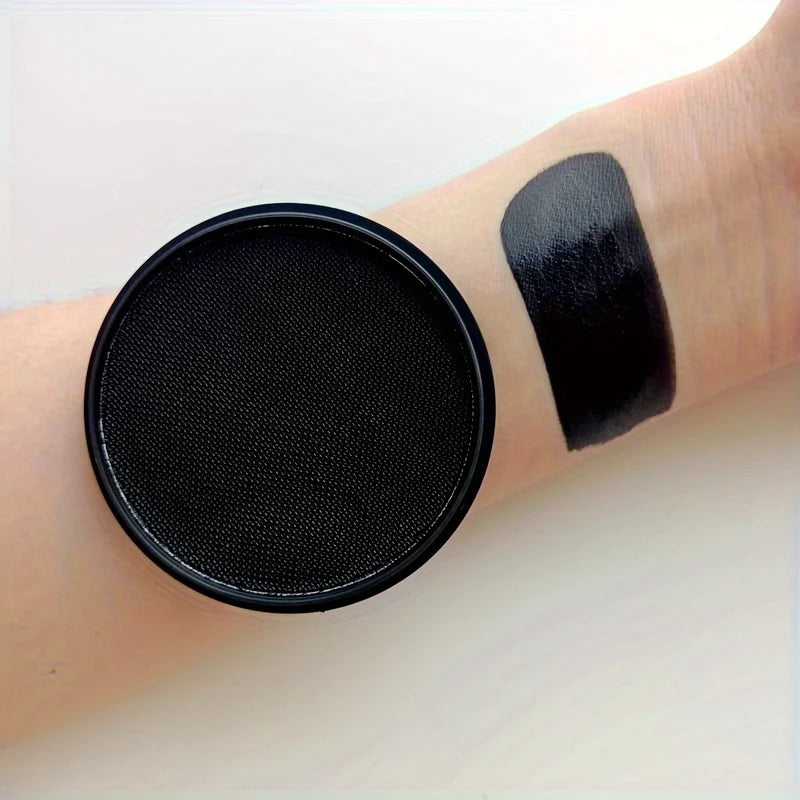 30g Water-Activated Body Makeup Face Paint Set 3-Piece with Brushes Mixing Palette for Halloween Christmas Costume Party Cosplay