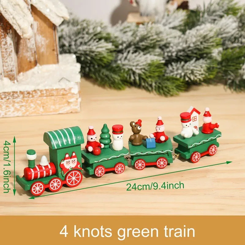 Christmas Train Merry Christmas Decorations For Home 2025 Cristmas Ornament Xmas Navidad Noel Gifts Happy New Year 2026 Gifts