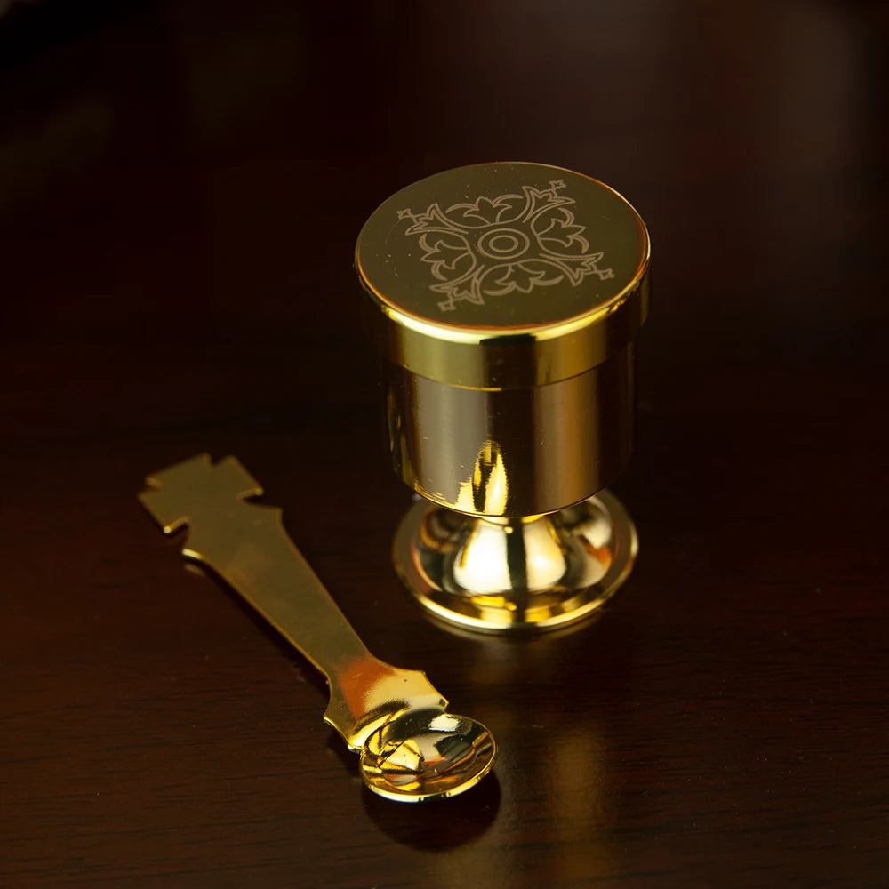 Orthodox Portable Holy Water Set, Religious Articles for Storing and Distributing Holy Water, Cross Design, Blessing Ceremony