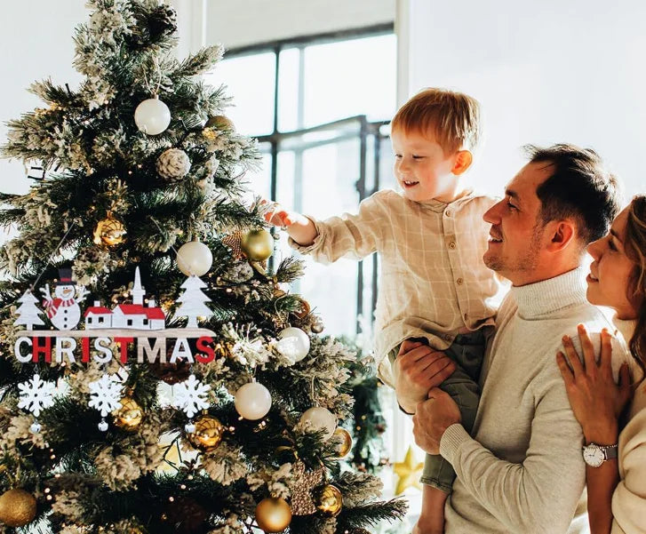 Christmas Wooden Decorations Wall Porch Letter Pendant Snowman Hang Up Creative Decorative Crafts