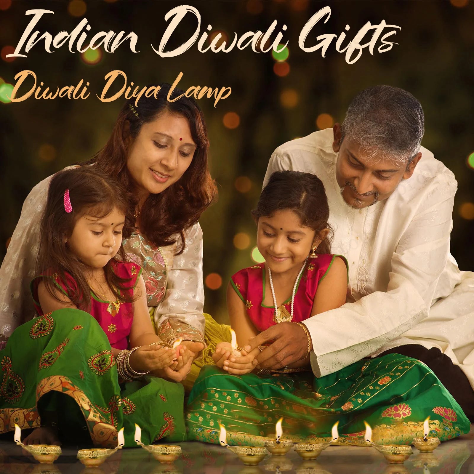 4-50Pcs Diwali Diya Lamp Brass Oil Lamp